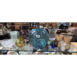 A quantity of Art glass including vases etc.