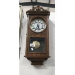 A President 31 day oak wall clock