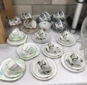 A quantity of part tea sets including Woods, Radfords etc.