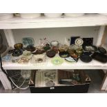 A large quantity of vintage small dishes & ashtrays