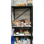 4 shelves of kitchenalia including horlicks/ovaltine mixers etc.