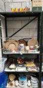 4 shelves of kitchenalia including horlicks/ovaltine mixers etc.