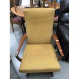 A 1960/70's rocking chair