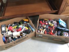 2 boxes of unboxed Diecast including Hot Wheels
