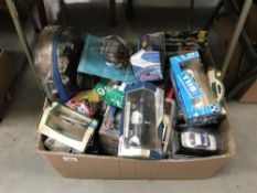 A box of Diecast cars (some boxes A/F)