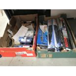 2 boxes of Car items including Ford Sierra parts