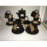 A 15 piece coffee set