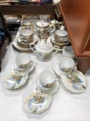 2 part tea sets including Kutani