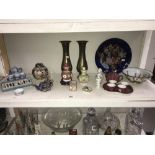 A large quantity of oriental china, Cloisonné tea set etc.