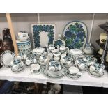 A large lot of Midwinter dinnerware