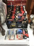 A quantity of 007 Diecast vehicles in blister packs