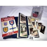 A rare collection of Esso football player booklets, 1970's football star cards,