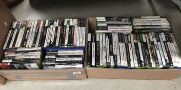 A quantity of XBOX 360 games