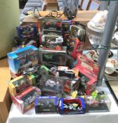 A quantity of boxed Diecast motorbikes