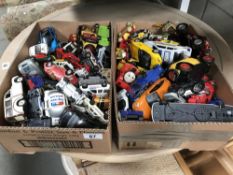 2 boxes of unboxed Diecast including Matchbox, Hot Wheels etc.