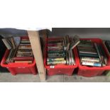 3 boxes of vintage books.