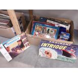 A large quantity of games, old playing cards, solitaire, jigsaws, roulette etc.