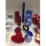 A quantity of art glass