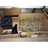 A large quantity of vintage Babycham glasses etc.