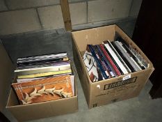 2 boxes of auction catalogues