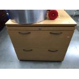 A 2 drawer office chest A/F