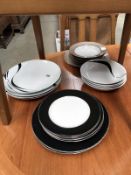 A large quantity of plates and dishes