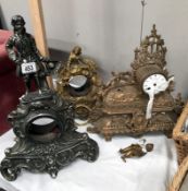 3 French clock cases