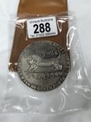 An anniversary medallion of Isreal 6 day war in wallet