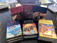 3 first edition Harry Potter books & 4 other harry Potter books