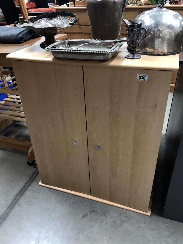 A modern 2 door cabinet