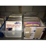 2 boxes of assorted LP records