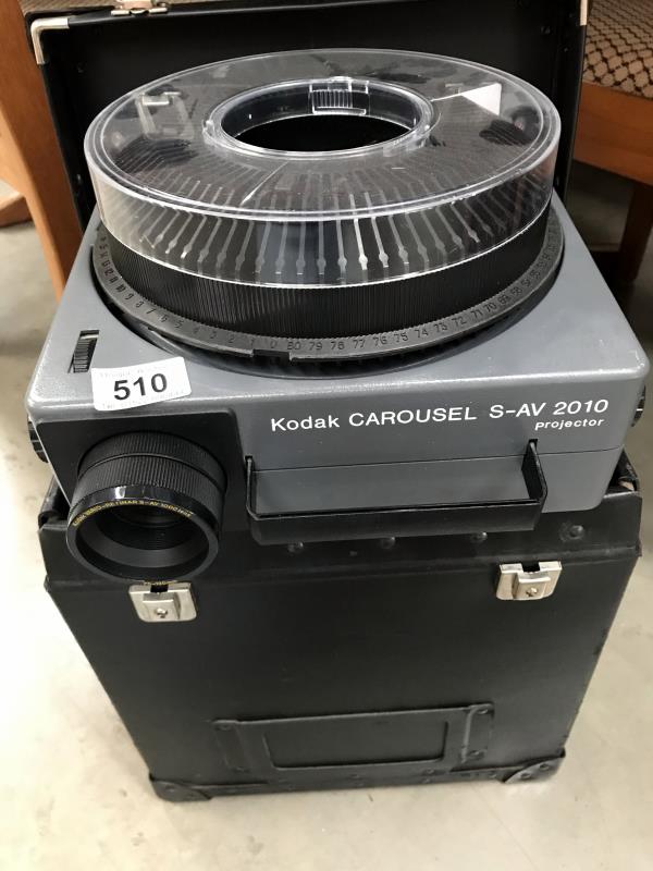 A Kodak Carousel 5-AV 2010 projector