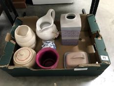 A quantity of miscellaneous including jugs and vases etc.