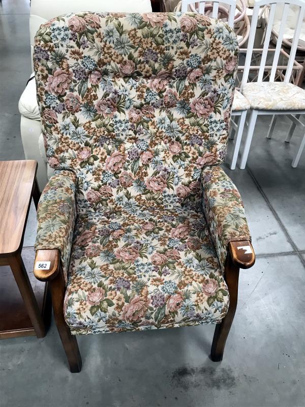 A cottage armchair