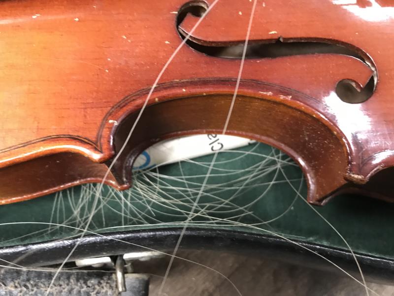 A late 20th Century violin and other bow - Image 5 of 12