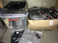 2 boxes of Roamers & Seekers ladies and gents clothing including shirts, trousers, coats etc.