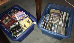 2 boxes of CD's