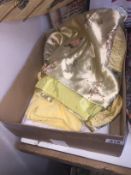 A box of women's clothing