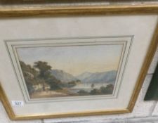 A framed and glazed rural watercolour.