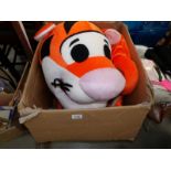 A complete Tigger costume.