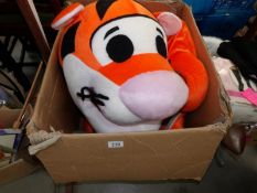 A complete Tigger costume.