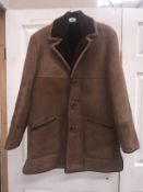 A gents real sheepskin coat by Philmar Clad - size 44