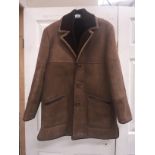 A gents real sheepskin coat by Philmar Clad - size 44