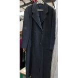 A ladies Edinburgh pure wool coat, size 14.