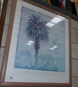 A framed and glazed David Smith-Harrison print entitled Royal Palm III.