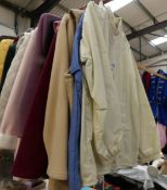 Approximately 16 ladies fleeces and jackets, many unworn.