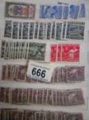 10 stamp albums and contents - GB,