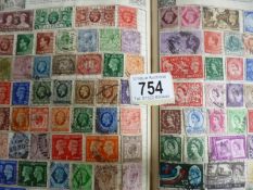 3 albums of stamps - good selection of GB including Victorian and world