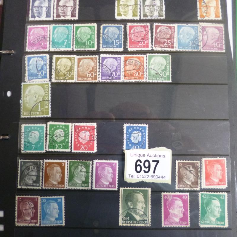 An album of German stamps including some Hitler, - Image 5 of 5