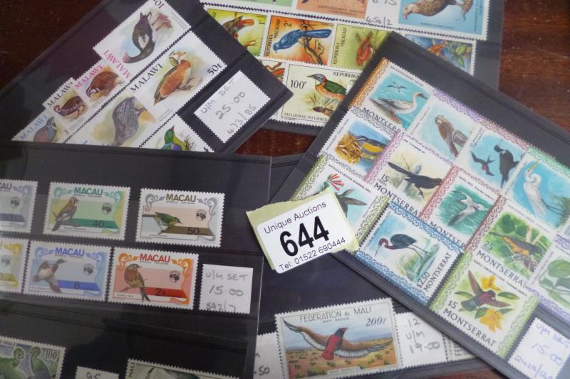 A collection of bird stamps - Eire, USA, Uganda, Christmas Island - sets, - Image 2 of 3